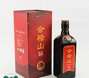 批發(fā)、零售會(huì)稽山紹興黃酒純正八年單瓶禮盒花雕酒